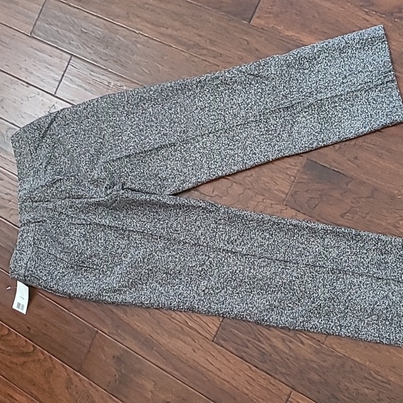 NWT Kim Rogers Textured Black & White Trousers with Random Colorful Dots size 14 - Picture 2 of 10